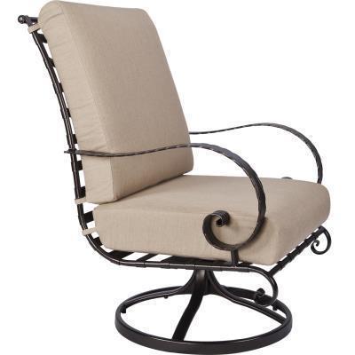 High-Back Swivel Rocker with Trim