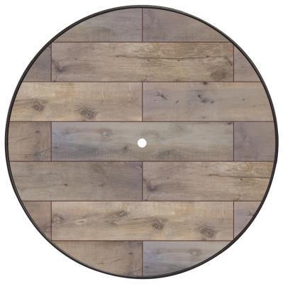 54" Rd. Dakota Table Top w/ Aluminum Rim Fits -03 Dining Table Bases with 1.625" Umbrella Hole