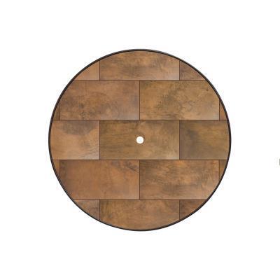 54" Rd. City Series Table Top w/ Aluminum Rim Fits -03 Dining Table Bases with 1.625" Umbrella Hole