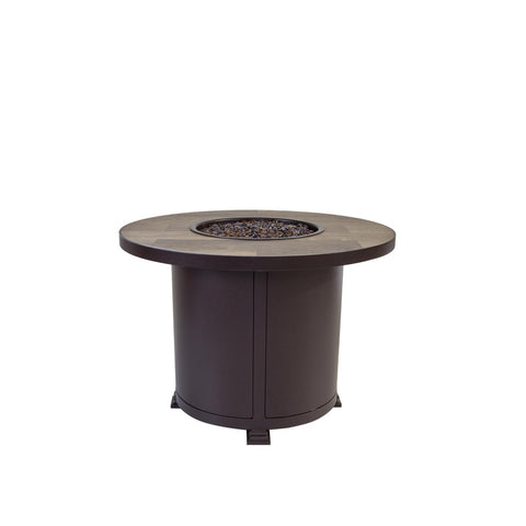 36" Round Capri Steel Fire Pit Electronic Ignition