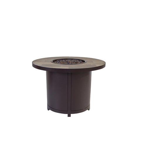 36" Rd. Elba Aluminum Fire Pit Electronic Ignition