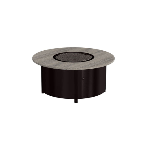 42" Rd. Volante Occasional Aluminum Fire Pit Electronic