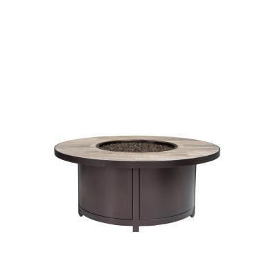 54" Rd. Elba Counter Aluminum Fire Pit Electronic Ignition
