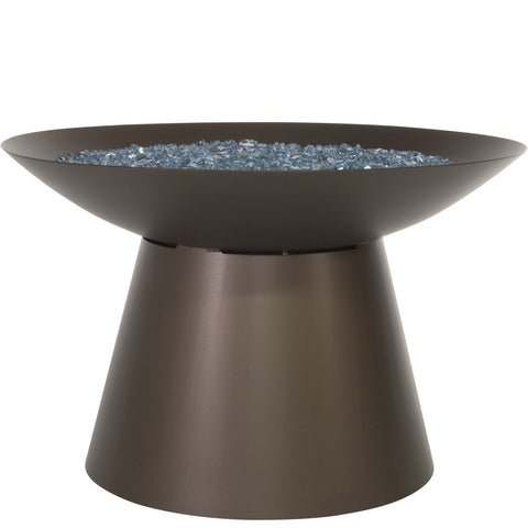 36" Rd.  Basso Steel Fire Pit Electronic Ignition