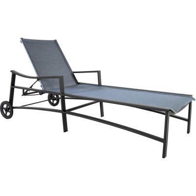 Sling Chaise w/ Wheels
 Extended Depth: 81