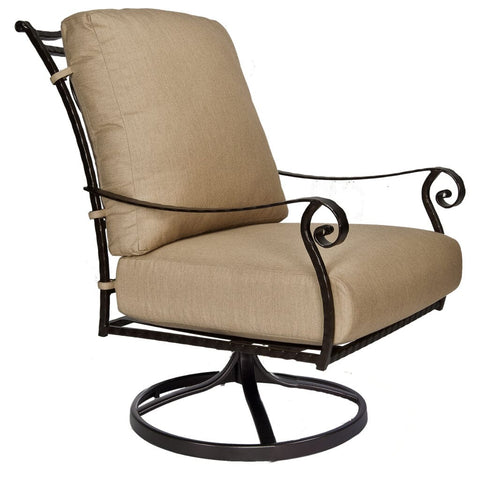 Swivel Rocker Lounge Chair with Trim