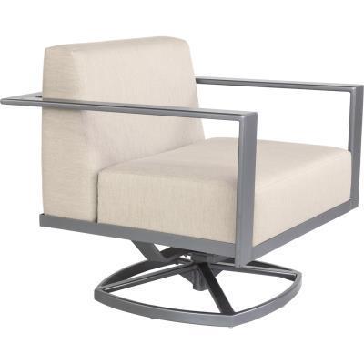 Swivel Rocker Lounge Chair with Trim