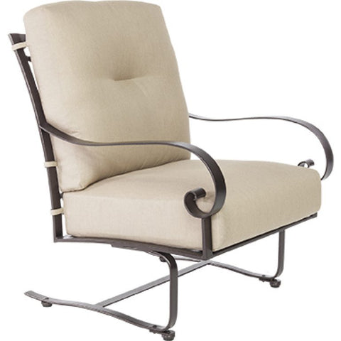 Spring Base Lounge Chair with Trim