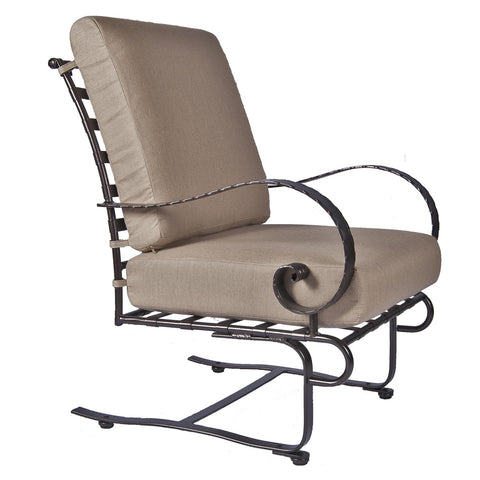 Spring Base Lounge Chair with Trim