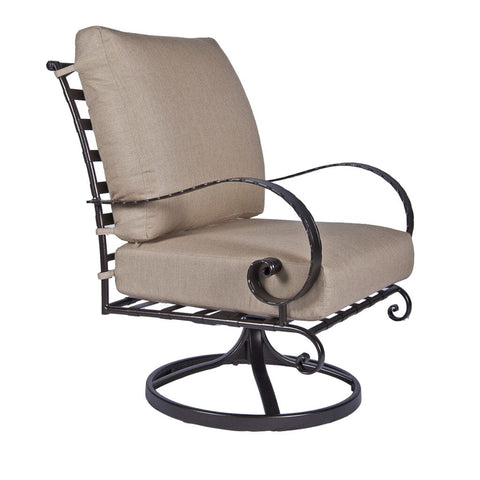 Swivel Rocker Lounge Chair with Trim