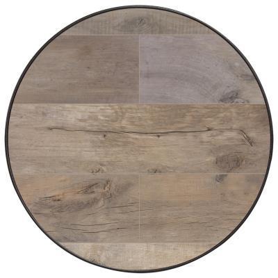 30" Round Dakota Series Porcelain Table Top With Aluminum Rim
