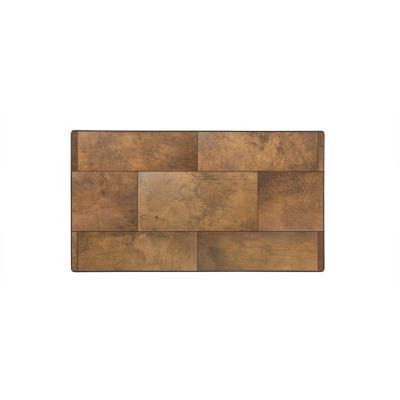 28X50" City Series Porcelain Table Top with Aluminum Rim