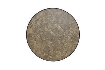 24" Rd. Fresco Table Top w/ Aluminum Rim