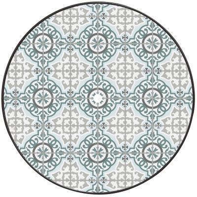 54" Rd. Valencia Table Top w/ Aluminum Rim with umbrella hole