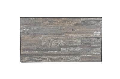 28x50" Reclaimed Table Top w/ Aluminum Rim Fits -05 Table Bases