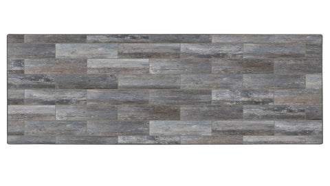 42x120" Reclaimed Table Top w/ Aluminum Rim